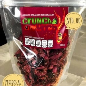 Jamaica Orgánica Crujiente Con Mezcla Dulce y Picante Sin Azucar